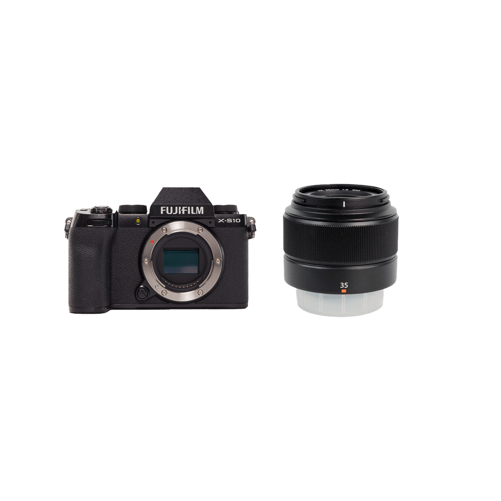 FUJIFILM フォトウォークにオススメ X-S10 & 標準単焦点レンズセット X-S10 + XC35mmF2