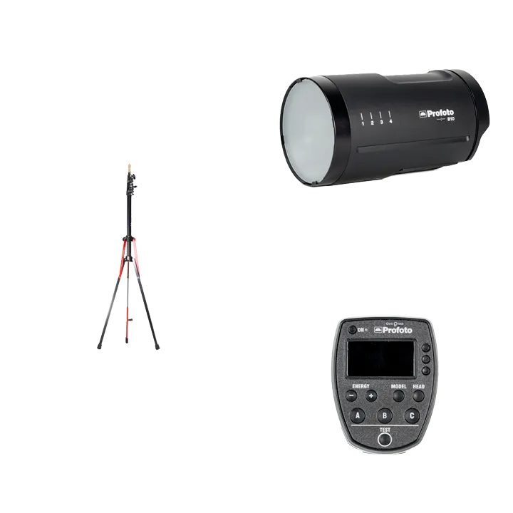 B10 本格オフカメラストロボセット(FUJIFILM用) B10 + Air Remote TTL-F + Manfrotto ナノポール 4段ライトスタンド
