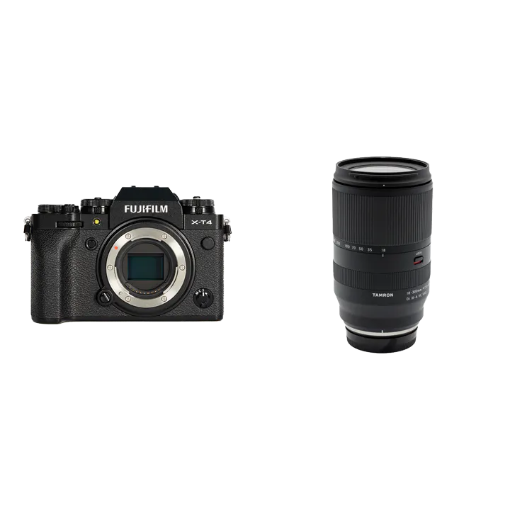 FUJIFILM 本格ミラーレス＆TAMRON高倍率ズームセット X-T4 ボディ[ブラック] + 18-300mm F/3.5-6.3 Di III-A VC VXD