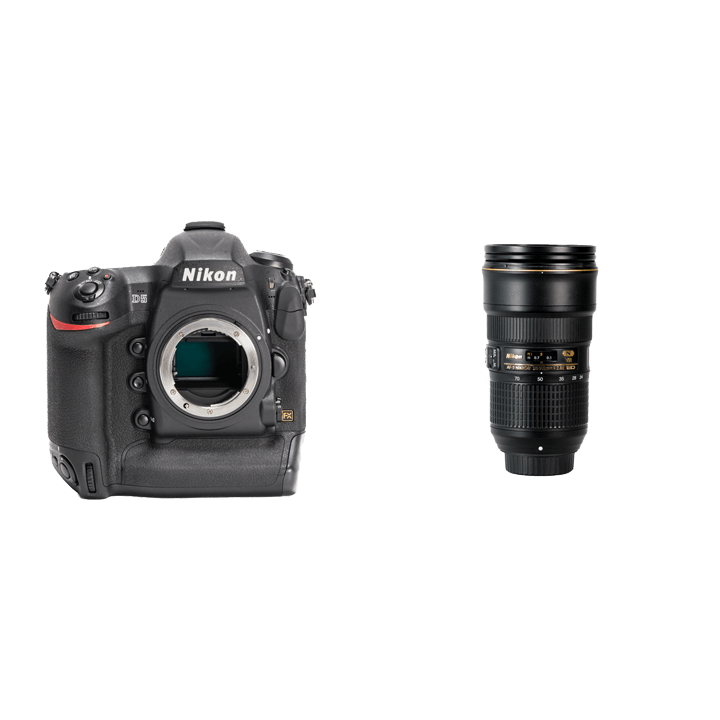 レンタル - Nikon プロ仕様最上位機 & 大口径標準ズームセット D5 CF