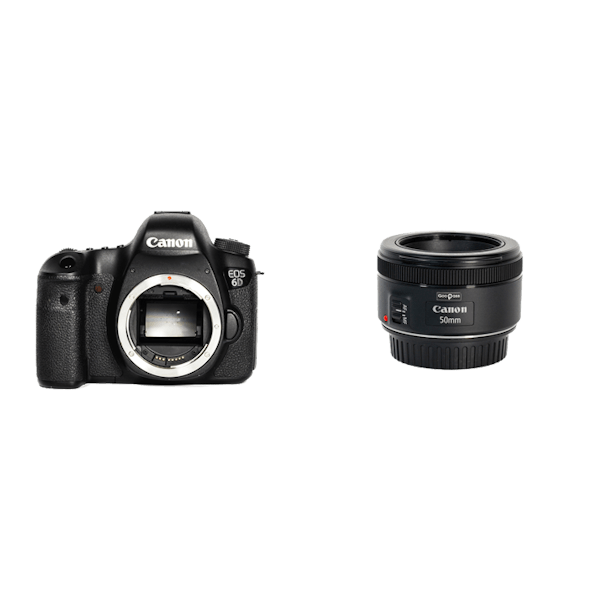 レンタル - Canon フルサイズ一眼レフ & 標準単焦点セット EOS 6D + ...