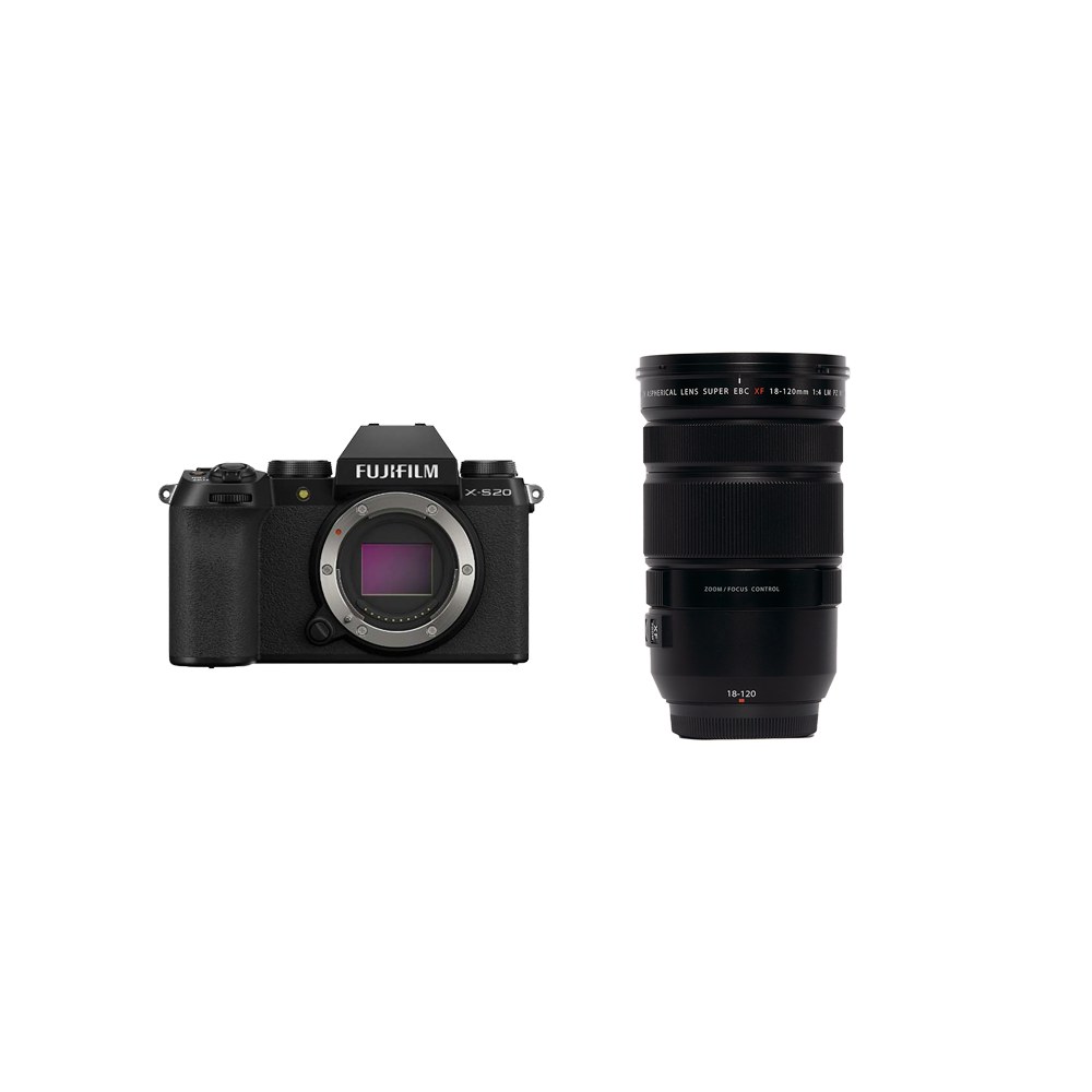 FUJIFILM 映像制作向けパワーズームセット X-S20 ボディ + XF18-120mmF4 LM PZ WR