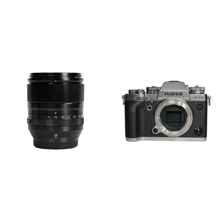 FUJIFILM 万能ミラーレス＆新世代標準単焦点レンズセット X-T3 ボディ [シルバー] + XF33mmF1.4 R LM WR
