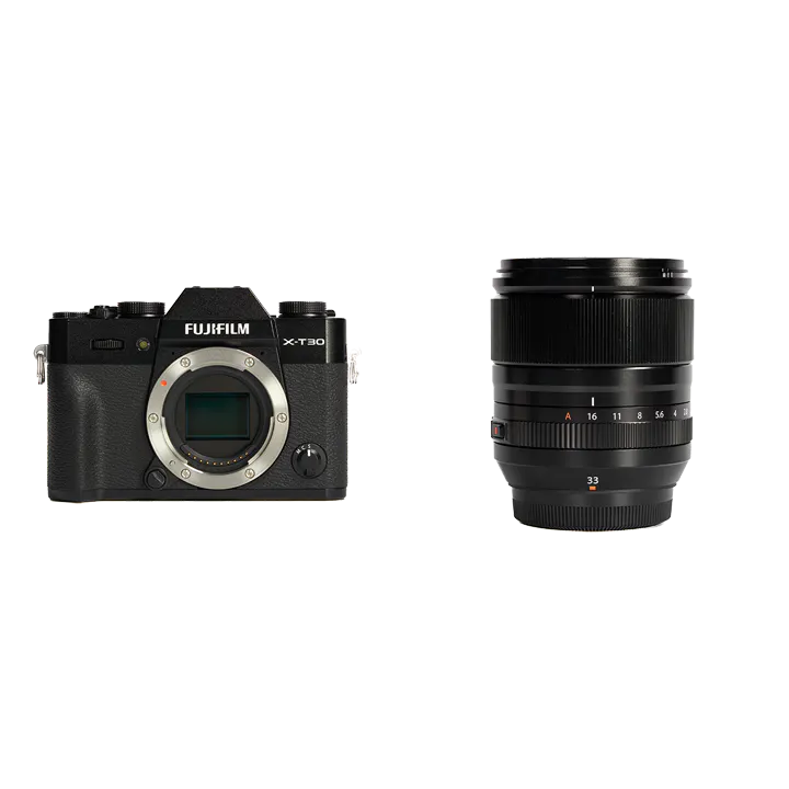 FUJIFILM お手軽ミラーレス＆新世代標準単焦点レンズセット X-T30［ブラック］ + XF33mmF1.4 R LM WR