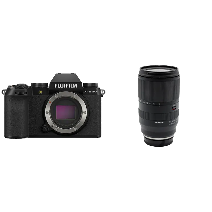 レンタル - FUJIFILM 高倍率ズームセット X-S20 ボディ + 18-300mm F 