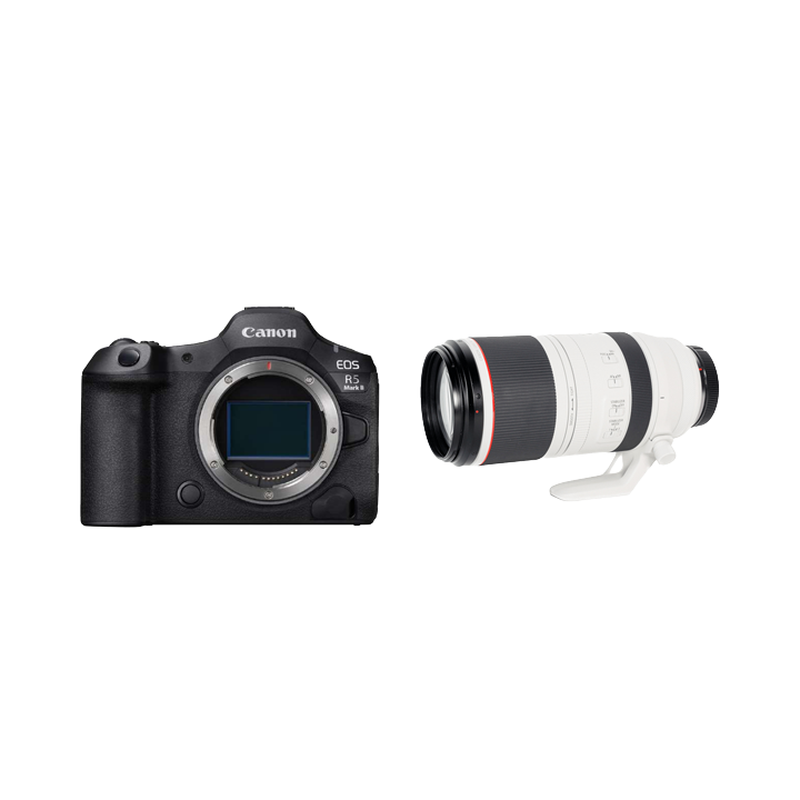 CANON R5 Mark II 超望遠ズームセットEOS R5 Mark II ボディ + RF100-500mm F4.5-7.1 L IS USM