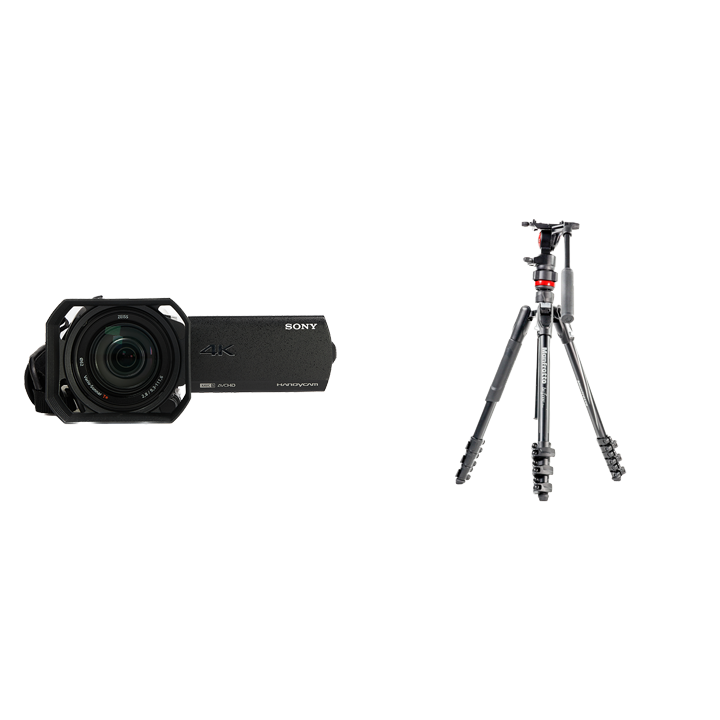 逸品】 【大幅値下げ中！】SONYFDR-AX700ビデオカメラ脚立セット No 