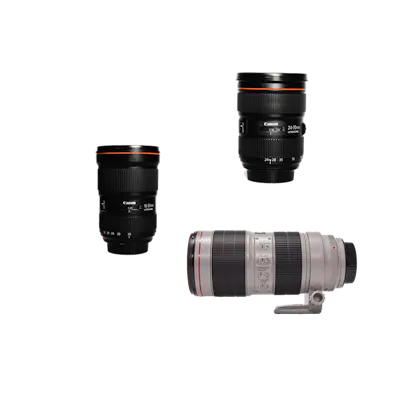 レンタル - 【本気セット】Canon F2.8通しズームレンズコンプリート レンタル - 【本気セット】Canon F2.8通しズームレンズコンプリート