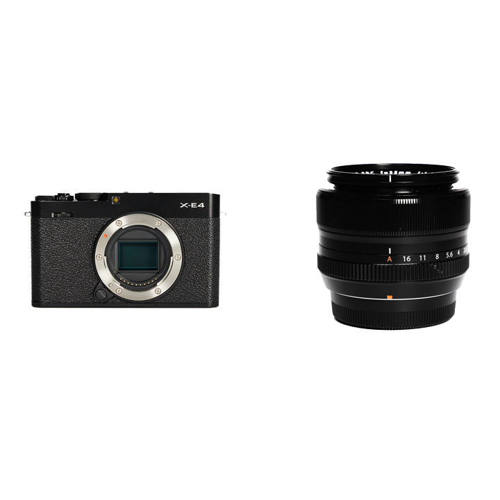 レンタル - FUJIFILM 軽量ミラーレス & ボケる標準単焦点セット X-E4