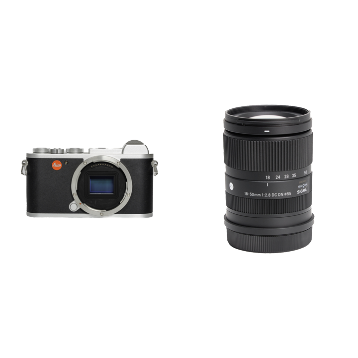 Leica ライカCL & 軽量標準ズームセット ライカCL ボディ [SILVER] + 18-50mm F2.8 DC DN [ライカL用]