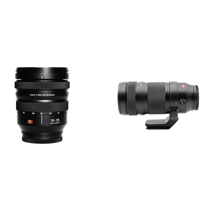 レンタル - LUMIX S PRO F4通しダブルズームセット (広角+望遠) LUMIX
