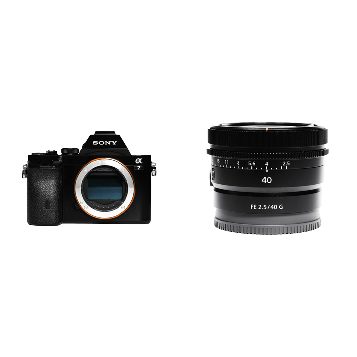 SONY α7CII SONY FE 40mm F2.5G セット 見た目で選んでいいじゃない！『α7C II』にちょうど良いレンズ SONY