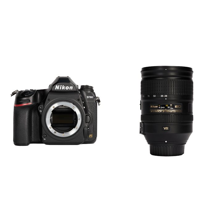 レンタル - Nikon 万能フルサイズ一眼レフ & 高倍率ズームセット D780