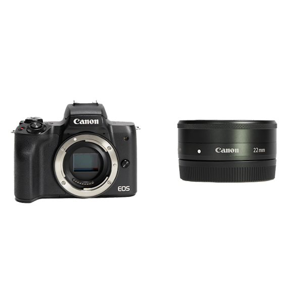 レンタル - Canon 小型ミラーレス＆単焦点レンズセット EOS Kiss M