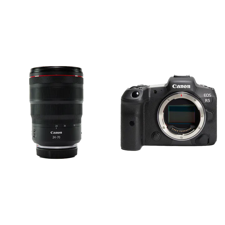 Canon 本気のフルサイズ＆純正大口径標準ズームセット EOS R5 + RF24-70mm F2.8 L IS USM