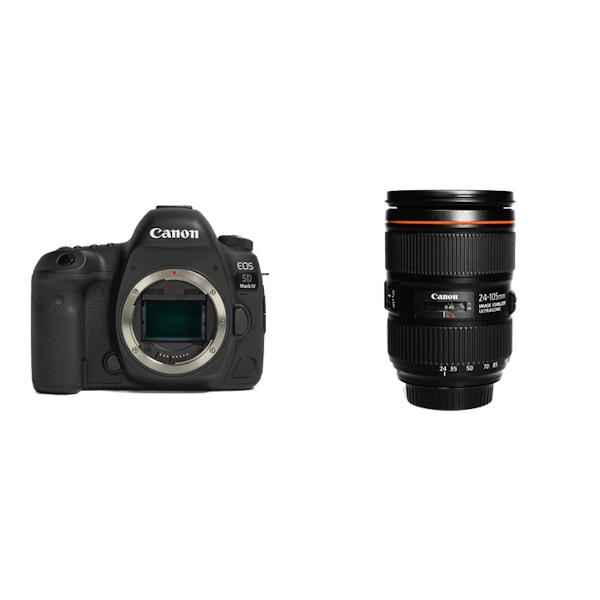 レンタル - Canon 万能フルサイズ一眼レフ＆万能ズームセット EOS 5D