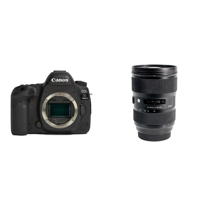 Canon 万能フルサイズ一眼レフ＆大口径F2通しズームセット EOS