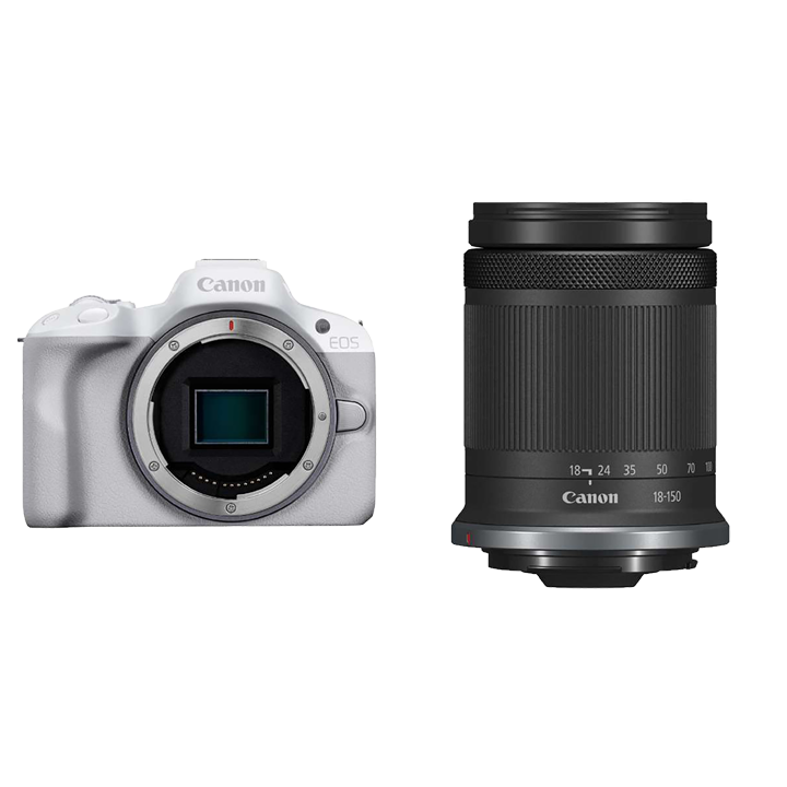 レンタル - Canon 高倍率ズームレンズセット EOS R50 ボディ [ホワイト