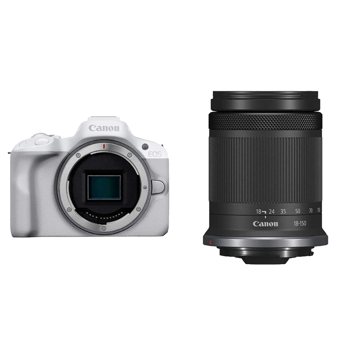 レンタル - Canon 高倍率ズームレンズセット EOS R50 ボディ [ホワイト