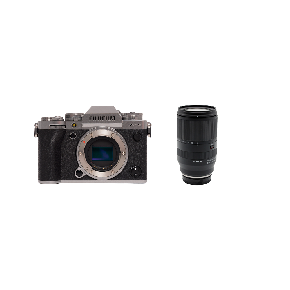 FUJIFILM 本格ミラーレス & TAMRON高倍率ズームセット X-T5 ボディ [シルバー] + 18-300mm F/3.5-6.3 Di III-A VC VXD