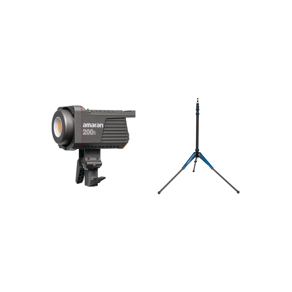 レンタル - ビデオ照明セット Aputure AP200X amaran 200x バイカラー(2700-6500K) + nissin スーパー ライトスタンドDX LS-65C | カメラと交換レンズのレンタルならGOOPASS（グーパス）【公式】