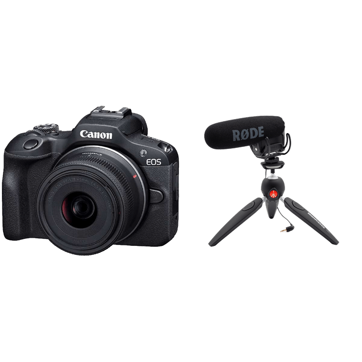 レンタル - マイクとミニ三脚つき！youtube/Vlog入門キット EOS R10 RF-S18-45 IS STM レンズキット +  動画制作アクセサリーセット (VideoMic PRO + PIXI EVO) | カメラと交換レンズのレンタルならGOOPASS（グーパス）【公式】