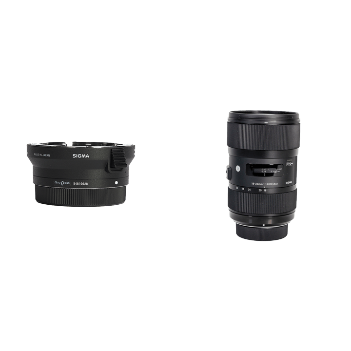 レンタル - SIGMA 18-35mm F1.8 DC HSM[キャノン用] + MC-11(Eマウント対応) |  カメラと交換レンズのレンタルならGOOPASS（グーパス）【公式】