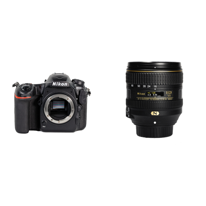 Nikon 高速連写一眼レフ＆標準ズームセット　D500 + AF-S DX NIKKOR 16-80mm