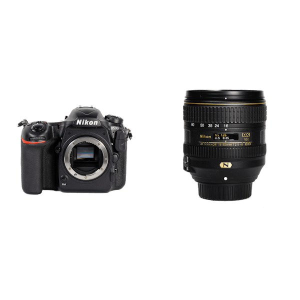 レンタル - Nikon 高速連写一眼レフ＆標準ズームセット D500 + AF-S DX ...