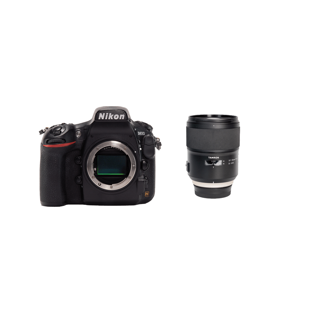 レンタル - Nikon 高画素フルサイズ一眼レフ & 大口径広角単焦点セット D810 + SP 35mm F/1.4 Di USD | カメラと交換 レンズのレンタルならGOOPASS（グーパス）【公式】