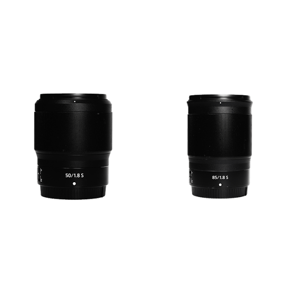 Nikon ポートレート撮影向きF1.8単焦点レンズセット 50mm + 85mm (Zマウント)