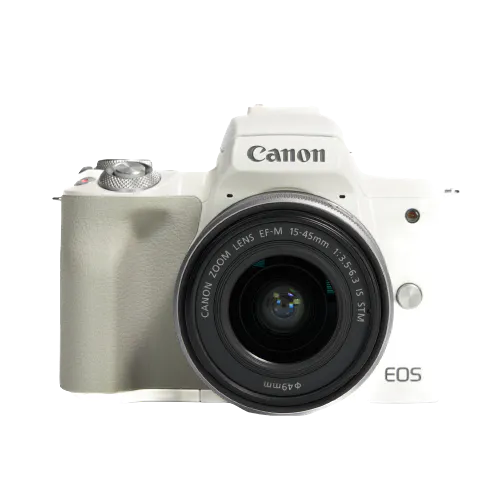 EOS Kiss M EF-M15-45 IS STM レンズキット [ホワイト]