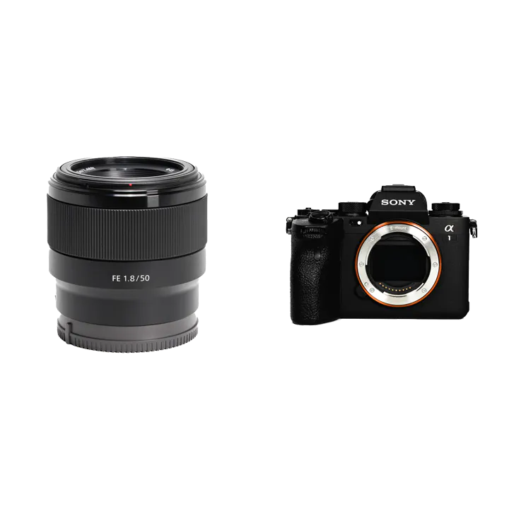 SONYの50mm単焦点レンズ。f1.8 FE 1.8/50 ソニー E 50mm F1.8