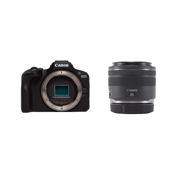 Canon ボケる単焦点デビューセット EOS R100 ボディ + RF35mm F1.8 マクロ IS STM