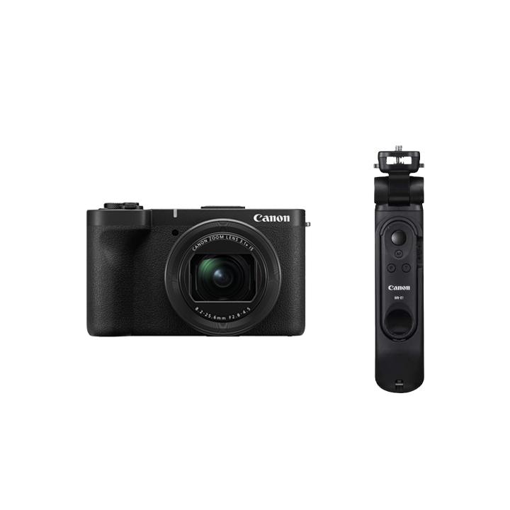レンタル - Canon PowerShot V1 + トライポッドグリップ HG-100TBR