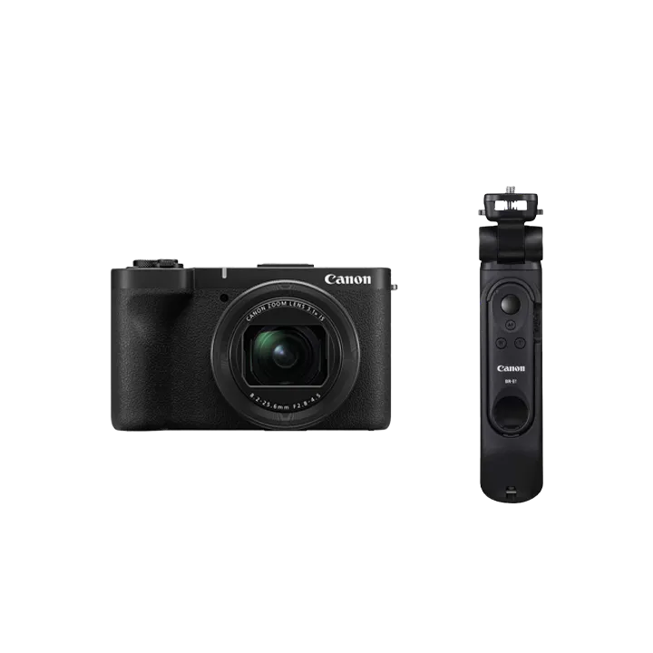 ①完全未開封！Canon PowerShot V1＋HG-100TBR 納品書付 レンタル - Canon PowerShot V1 + トライポッドグリップ HG-100TBR