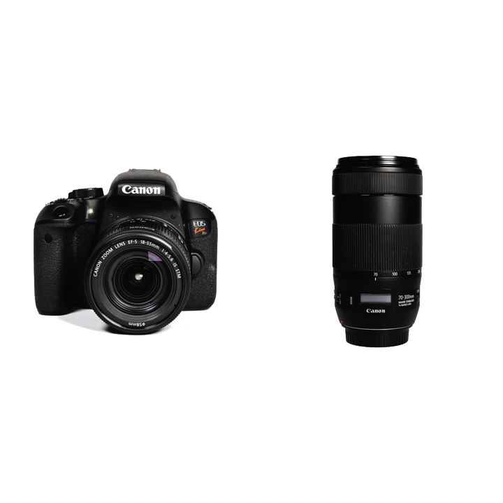 レンタル - Canon EOS Kiss X10 & 超望遠までカバーするダブルズーム 