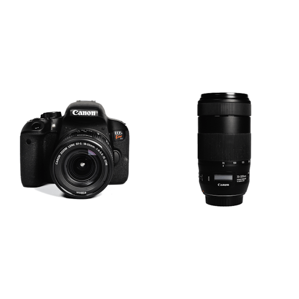 Canon EOS Kiss X10 & 超望遠までカバーするダブルズームセット EOS Kiss X10 + EF-S18-55 +  EF70-300mm