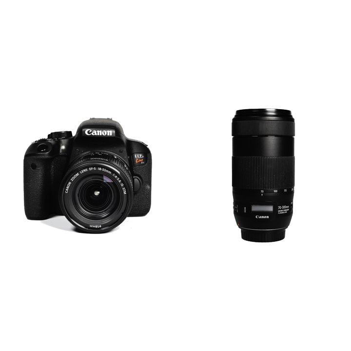 レンタル - Canon EOS Kiss X10 & 超望遠までカバーするダブルズーム 