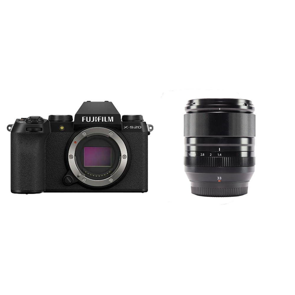 レンタル - FUJIFILM X-S20 ボディ + XF33mmF1.4 R LM WR | カメラと 