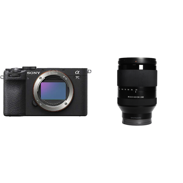 レンタル - SONY α7C II [ブラック] 高倍率ズームレンズセット α7C II ILCE-7CM2 ボディ[ブラック] + FE  24-240mm F3.5-6.3 OSS | カメラと交換レンズのレンタルならGOOPASS（グーパス）【公式】