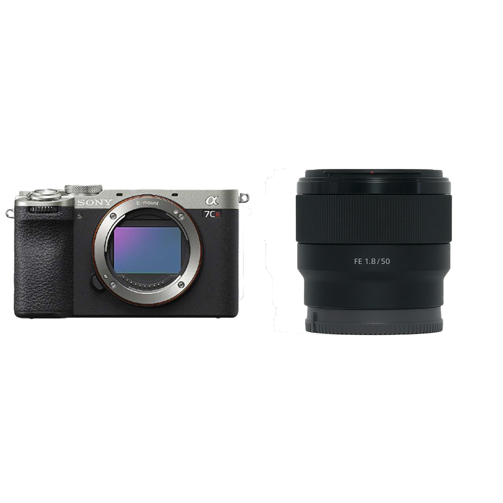 レンタル - SONY α7CR [シルバー] フルサイズデビューセット α7CR ILCE-7CR ボディ[シルバー] + FE 50mm F1.8  SEL50F18F | カメラと交換レンズのレンタルならGOOPASS（グーパス）【公式】