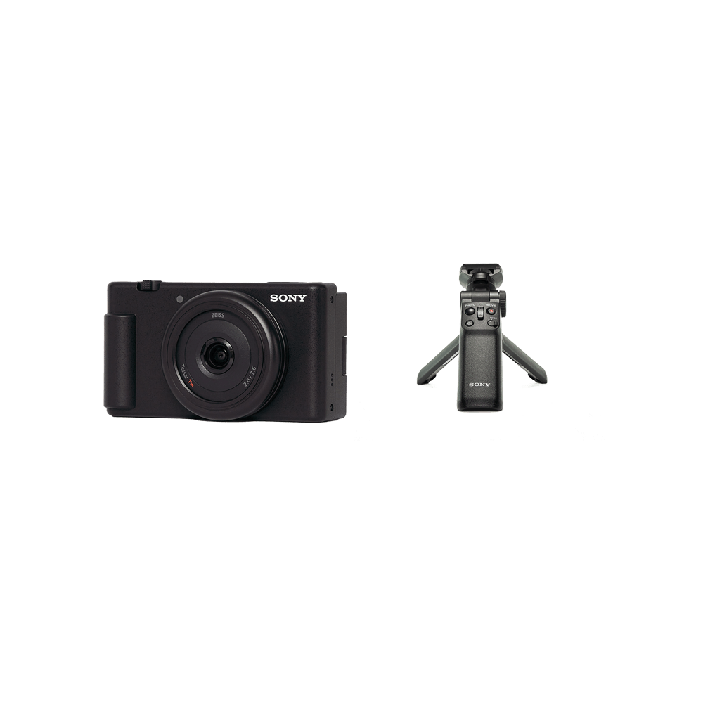 VLOGCAM ZV-1 ホワイト & グリップ セット - カメラ