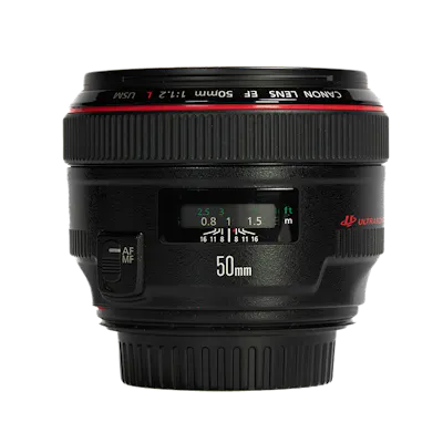 レンタル - Canon(キヤノン) EF50mm F1.2L USM | カメラと交換レンズの レンタル - Canon(キヤノン) EF50mm F1.2L USM | カメラと交換レンズの