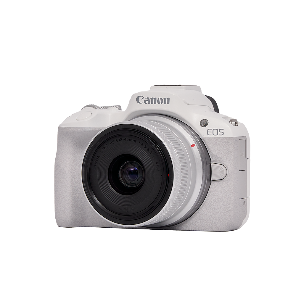 レンタル - Canon(キヤノン)EOS R50 RF-S18-45 IS STM レンズキット [ホワイト] |  カメラと交換レンズのレンタルならGOOPASS（グーパス）【公式】