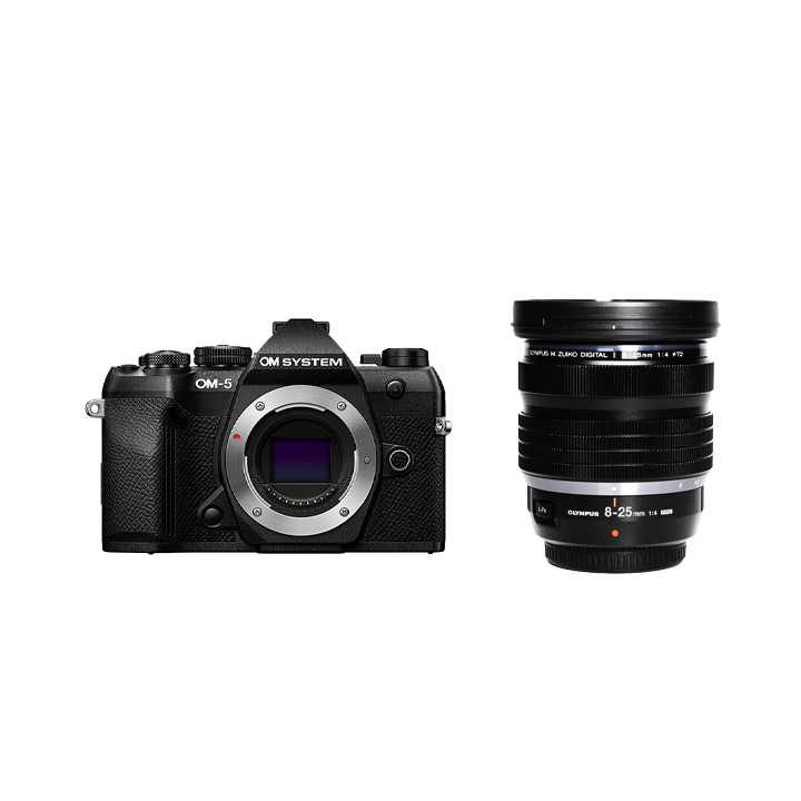 OM SYSTEM OM-5 Mark II [ブラック] + M.ZUIKO DIGITAL ED 8-25mm F4.0 PRO