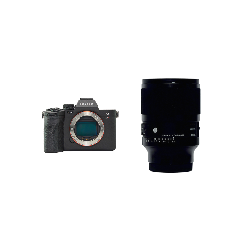 レンタル - SONY α7R V u0026 SIGMA標準単焦点レンズセット α7R V ILCE-7RM5 ボディ + 50mm F1.4 DG DN [ ソニーE用] | カメラと交換レンズのレンタルならGOOPASS（グーパス）【公式】