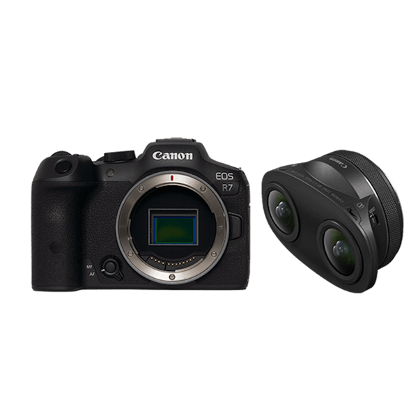 レンタル - Canon VR撮影セット EOS R7 + RF-S3.9mm F3.5 STM DUAL レンタル - Canon VR撮影セット EOS R7 + RF-S3.9mm F3.5 STM DUAL