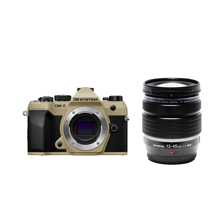 OM SYSTEM OM-5 Mark II [サンドベージュ] + M.ZUIKO DIGITAL ED 12-45mm F4.0 PRO