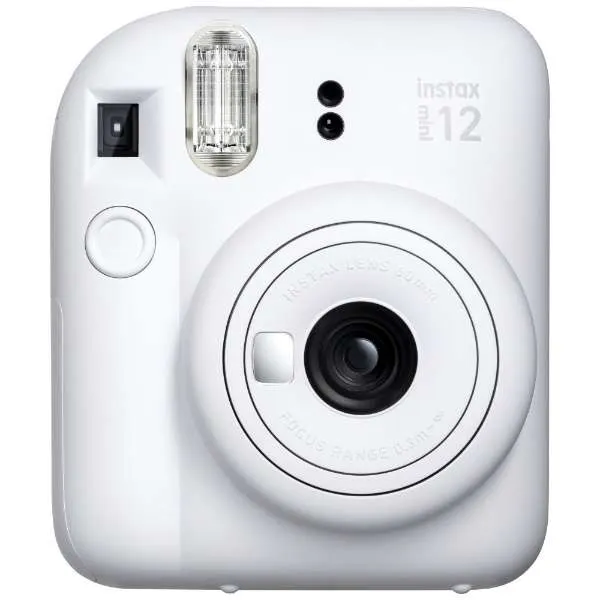 instax mini 12 チェキ [クレイホワイト]